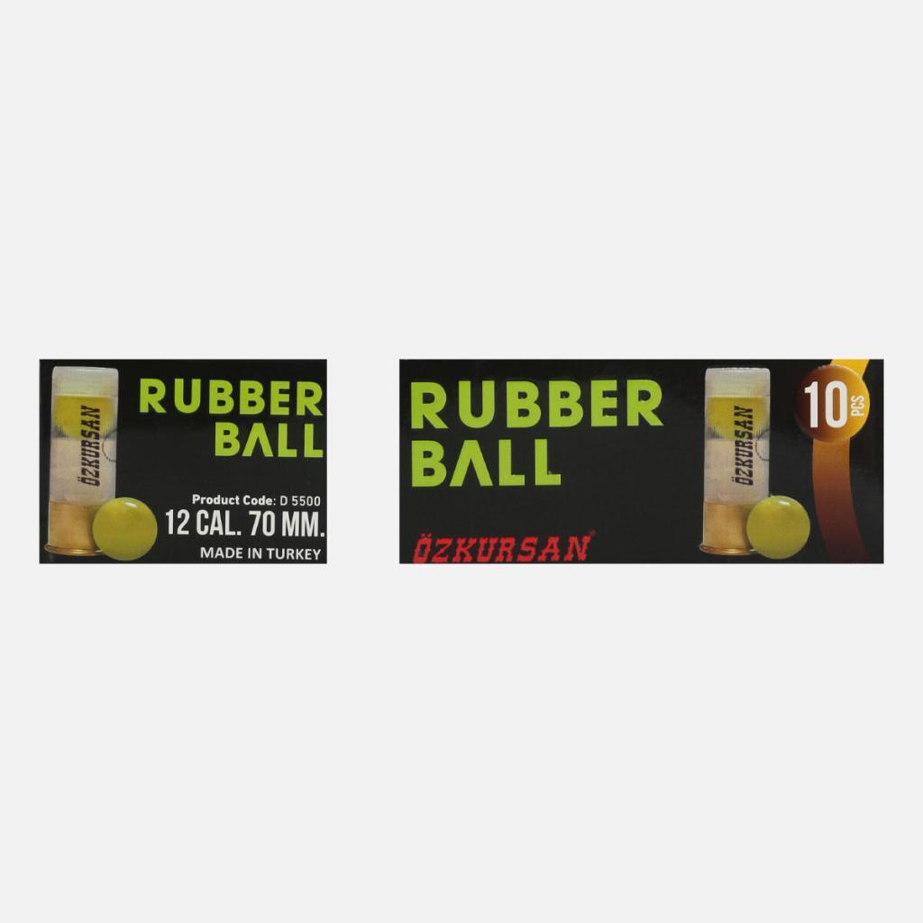 Single Ball Rubber Bullet Ozkursan Ammunition